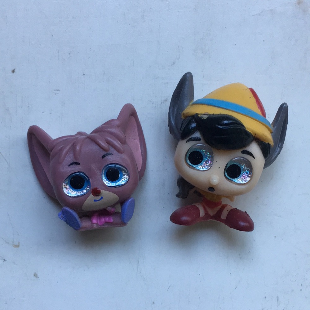 Disney Doorables Set Mini Wonderland Dormouse & Pleasure Island Pinocchio - Picture 2 of 3